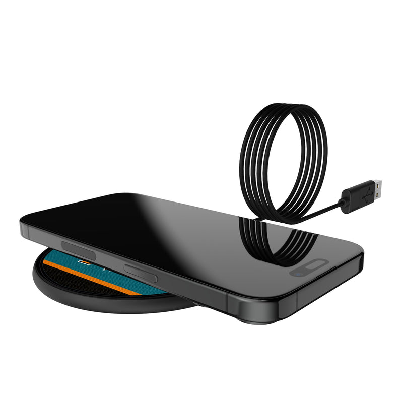 San Jose Sharks Stripe 15-Watt Wireless Charger Lifestyle.Jpg