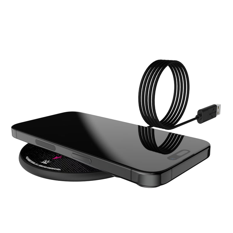 AJ Lee Steel 15-Watt Wireless Charger Lifestyle.Jpg