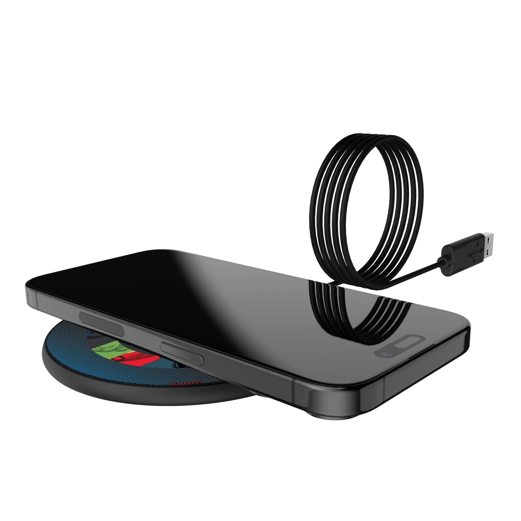 Marvel Avengers Avengers Grid 15-Watt Wireless Charger Lifestyle.Jpg