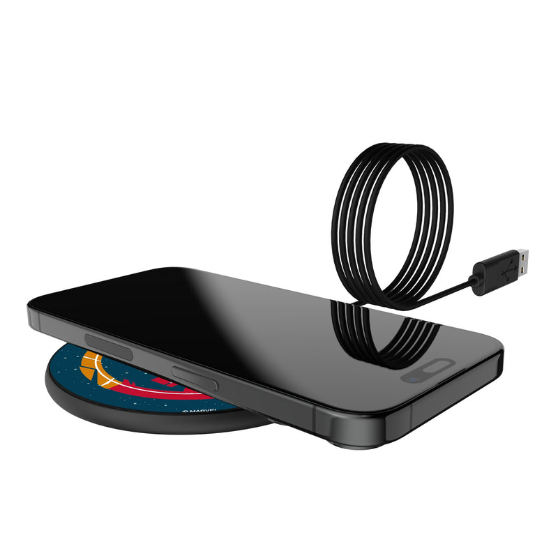 Marvel Fantastic Four Badge 15-Watt Wireless Charger Lifestyle.Jpg