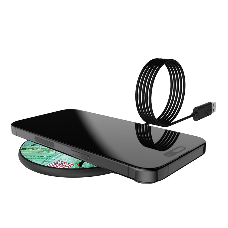 Marvel Miles Morales Classic Cover 15-Watt Wireless Charger Lifestyle.Jpg
