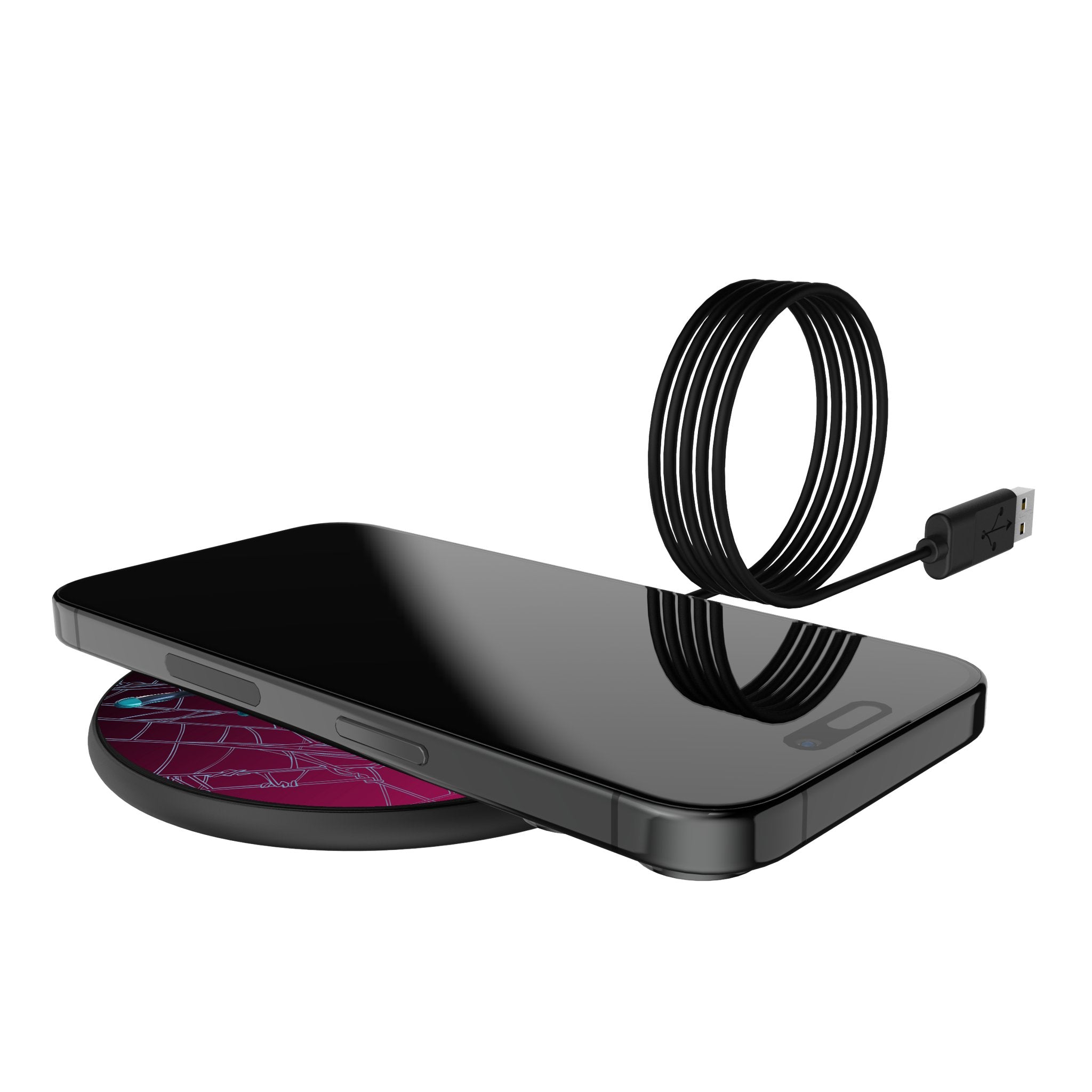 Marvel Spider-Gwen MechLine 15-Watt Wireless Charger Lifestyle.Jpg