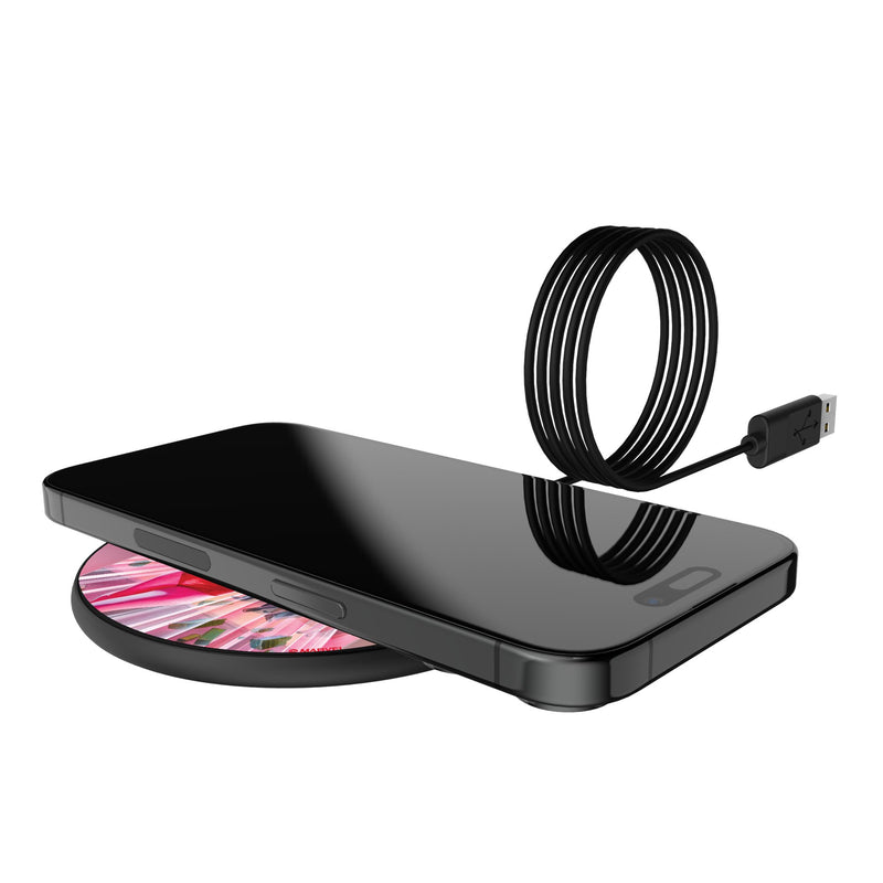 Marvel Avengers Scarlet Witch Cover Art 15-Watt Wireless Charger Lifestyle.Jpg