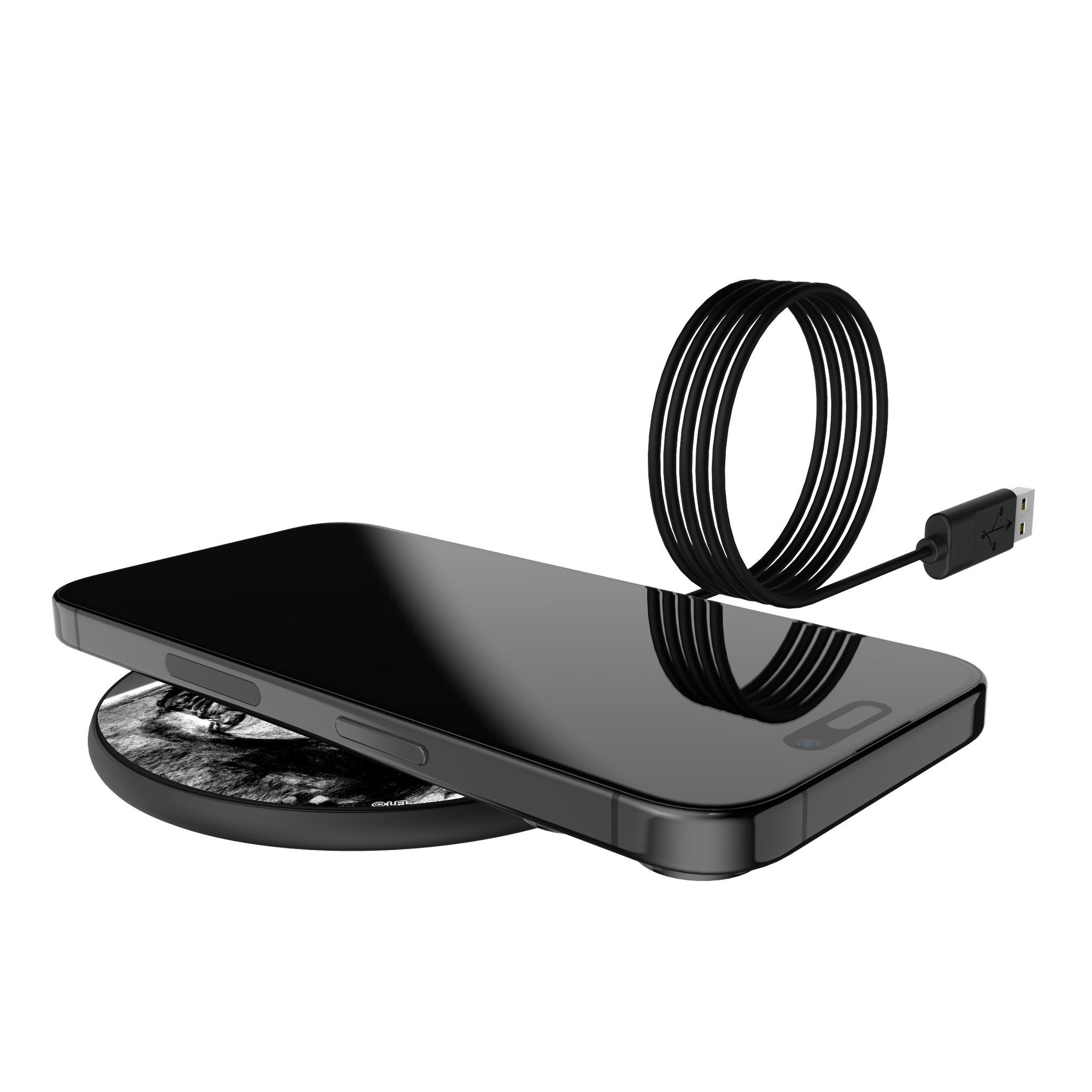 Star Wars Stormtrooper Portrait 15-Watt Wireless Charger Lifestyle.Jpg
