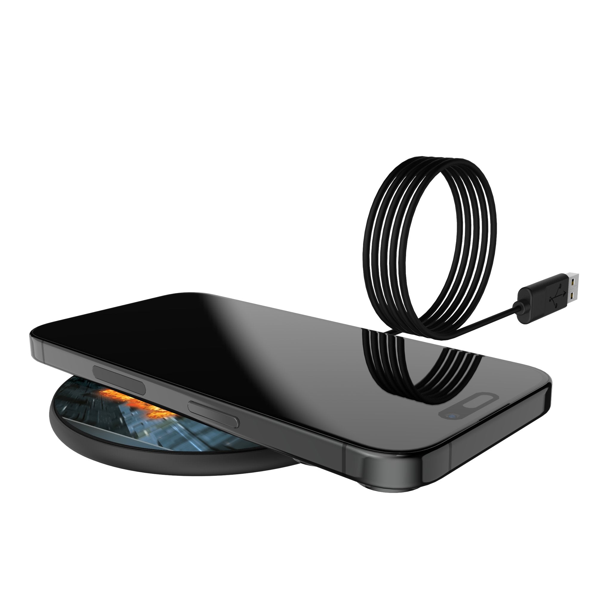 Star Wars TIE Fighter Portrait 15-Watt Wireless Charger Lifestyle.Jpg