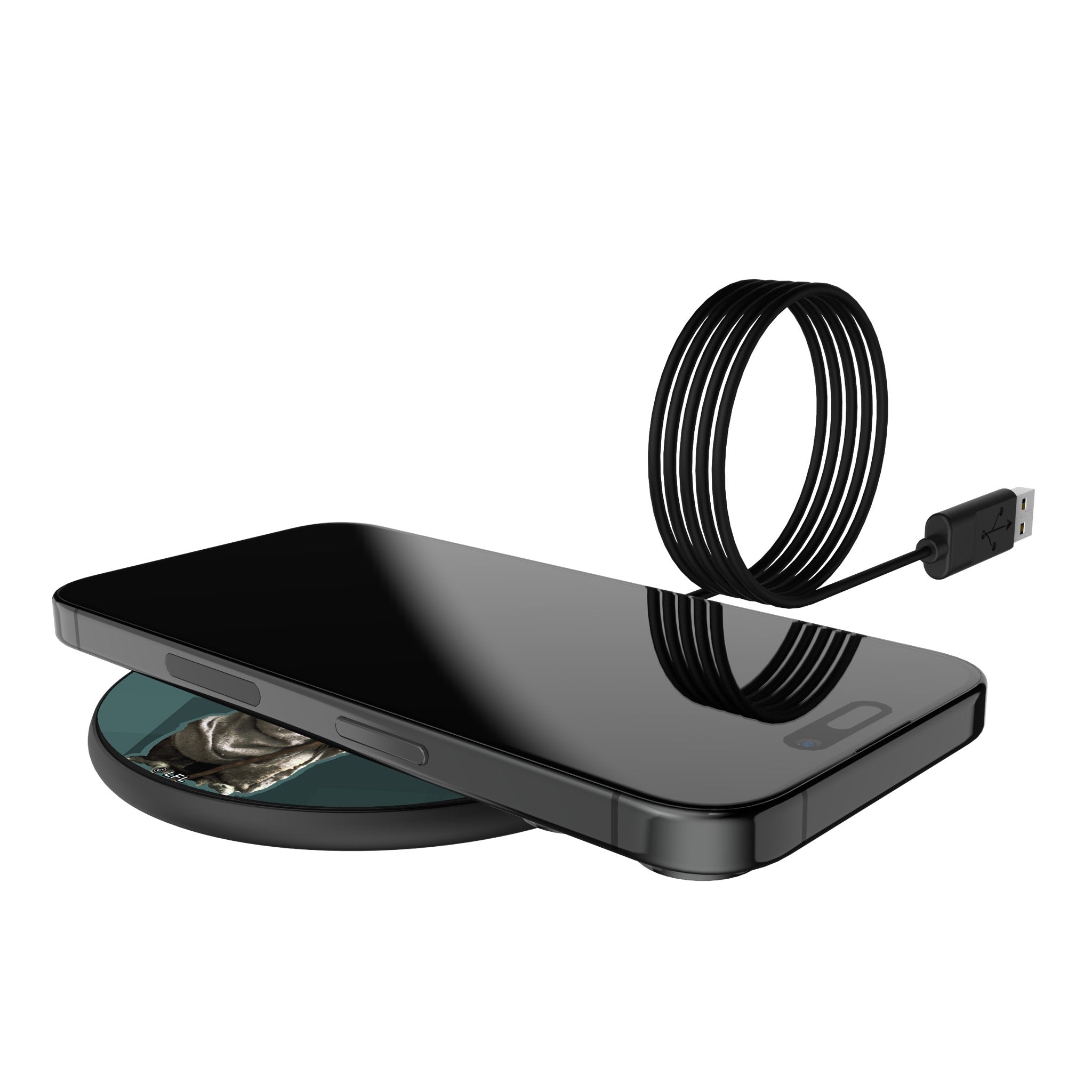 Star Wars Yoda Color Block 15-Watt Wireless Charger Lifestyle.Jpg