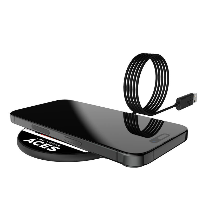 Las Vegas Aces Basketball 15-Watt Wireless Charger Lifestyle.Jpg
