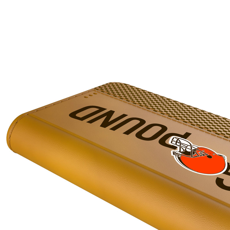 Cleveland Browns 2024 Edition iPhone Folio Phone Case for Apple iPhone Detail.Jpg