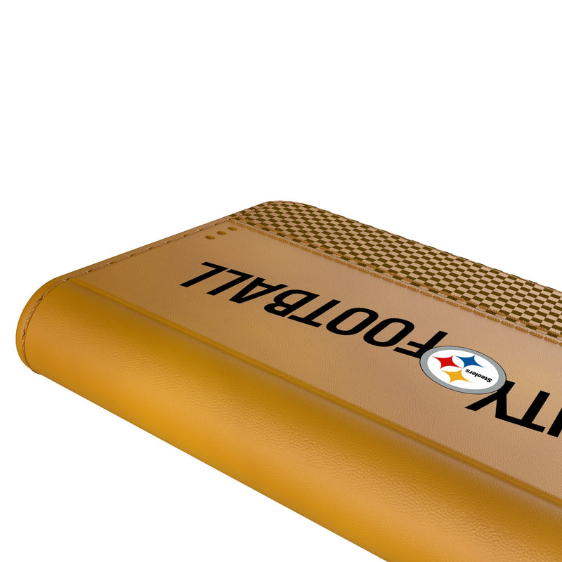 Pittsburgh Steelers 2024 Illustrated Limited Edition iPhone Folio Phone Case Detail.Jpg