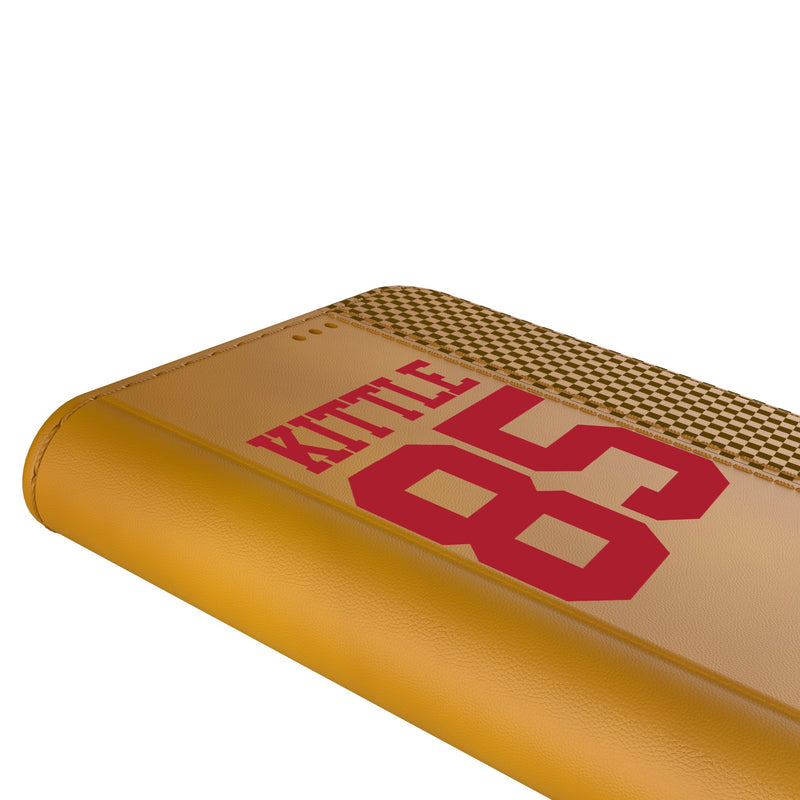 George Kittle San Francisco 49ers 85 Game Tactic iPhone Folio Phone Case for Apple iPhone Detail.Jpg