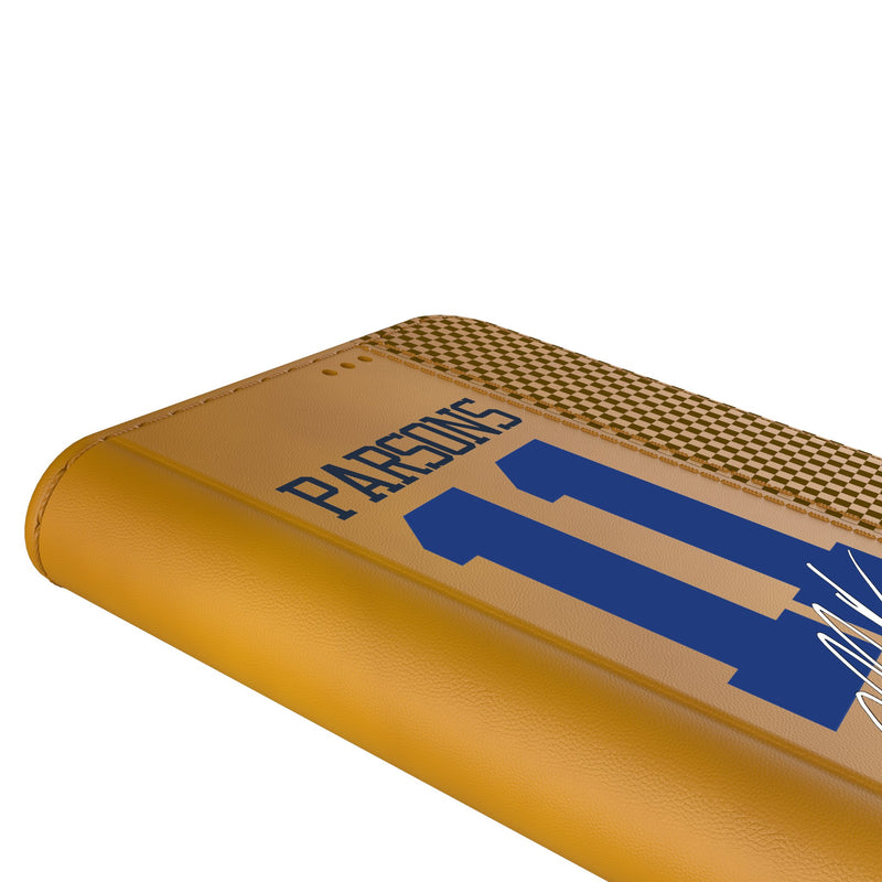 Micah Parsons Dallas Cowboys 11 Game Tactic iPhone Folio Phone Case for Apple iPhone Detail.Jpg
