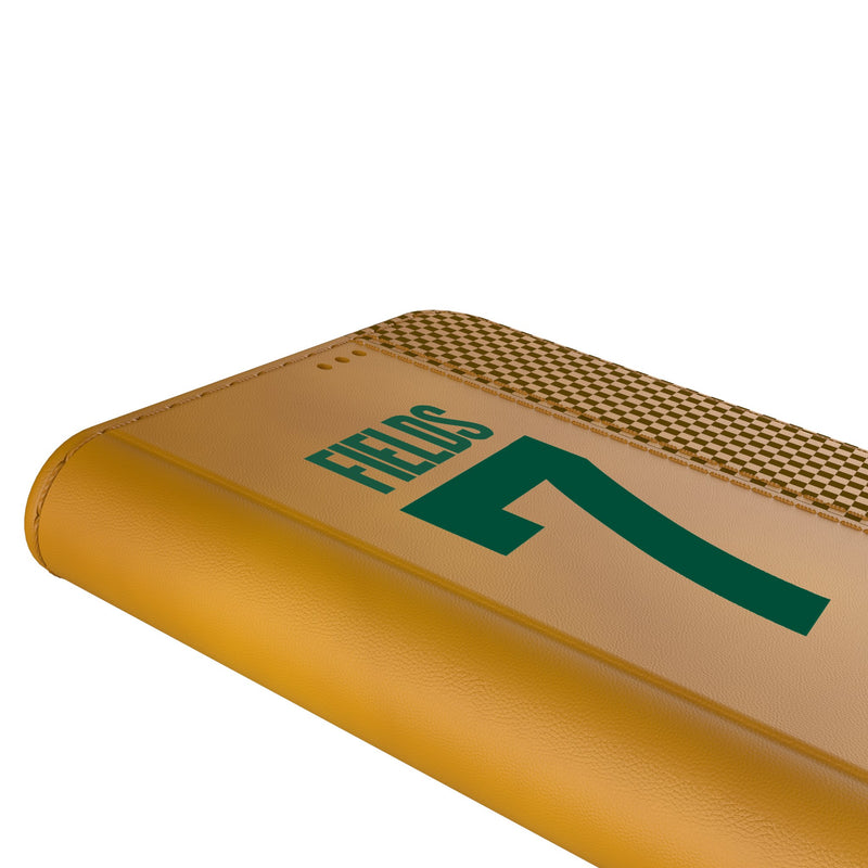 Justin Fields New York Jets 7 Game Tactic iPhone Folio Phone Case for Apple iPhone Detail.Jpg