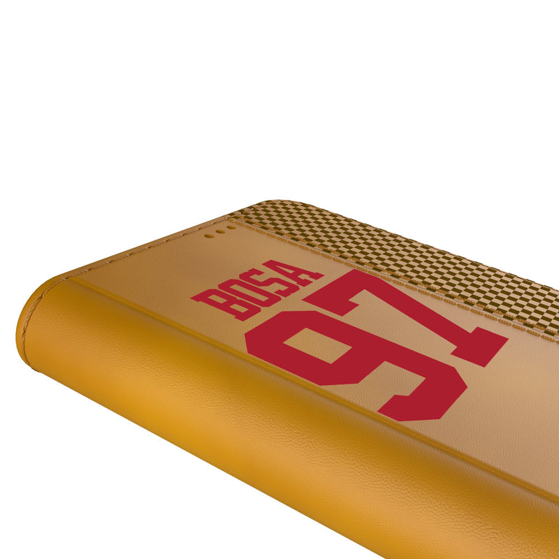 Nick Bosa San Francisco 49ers 97 Game Tactic iPhone Folio Phone Case for Apple iPhone Detail.Jpg