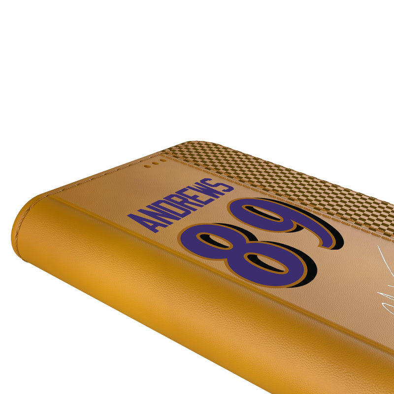 Mark Andrews Baltimore Ravens 89 Game Tactic iPhone Folio Phone Case for Apple iPhone Detail.Jpg