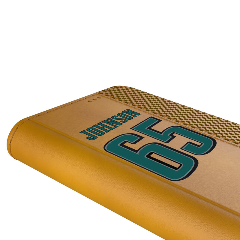 Lane Johnson Philadelphia Eagles 65 Game Tactic iPhone Folio Phone Case for Apple iPhone Detail.Jpg