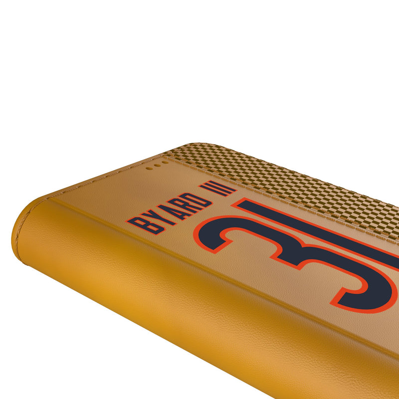 Kevin Byard III Chicago Bears 31 Game Tactic iPhone Folio Phone Case for Apple iPhone Detail.Jpg