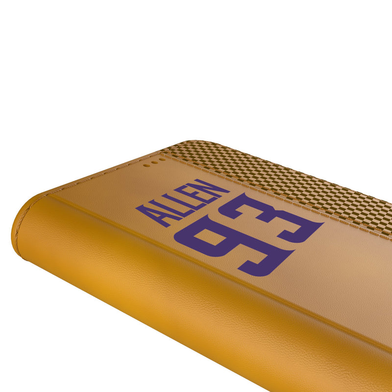 Jonathan Allen Minnesota Vikings 93 Game Tactic iPhone Folio Phone Case for Apple iPhone Detail.Jpg