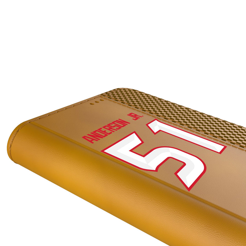Will Anderson Jr. Houston Texans 51 Ready iPhone Folio Phone Case Detail.Jpg