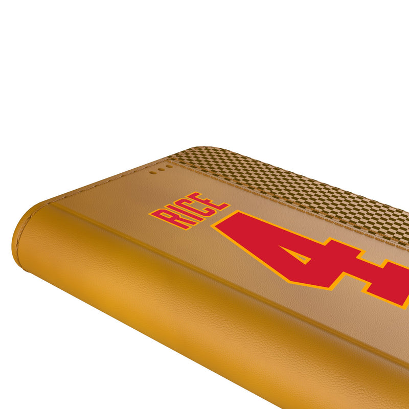 Rashee Rice Kansas City Chiefs 4 Game Tactic iPhone Folio Phone Case for Apple iPhone Detail.Jpg