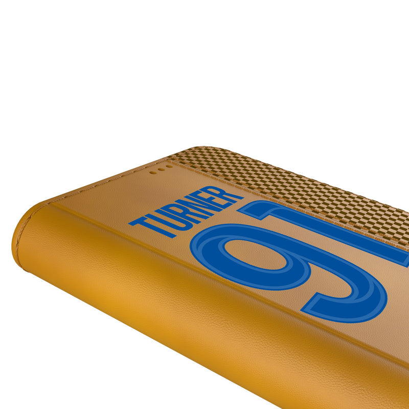 Kobie Turner Los Angeles Rams 91 Game Tactic iPhone Folio Phone Case for Apple iPhone Detail.Jpg