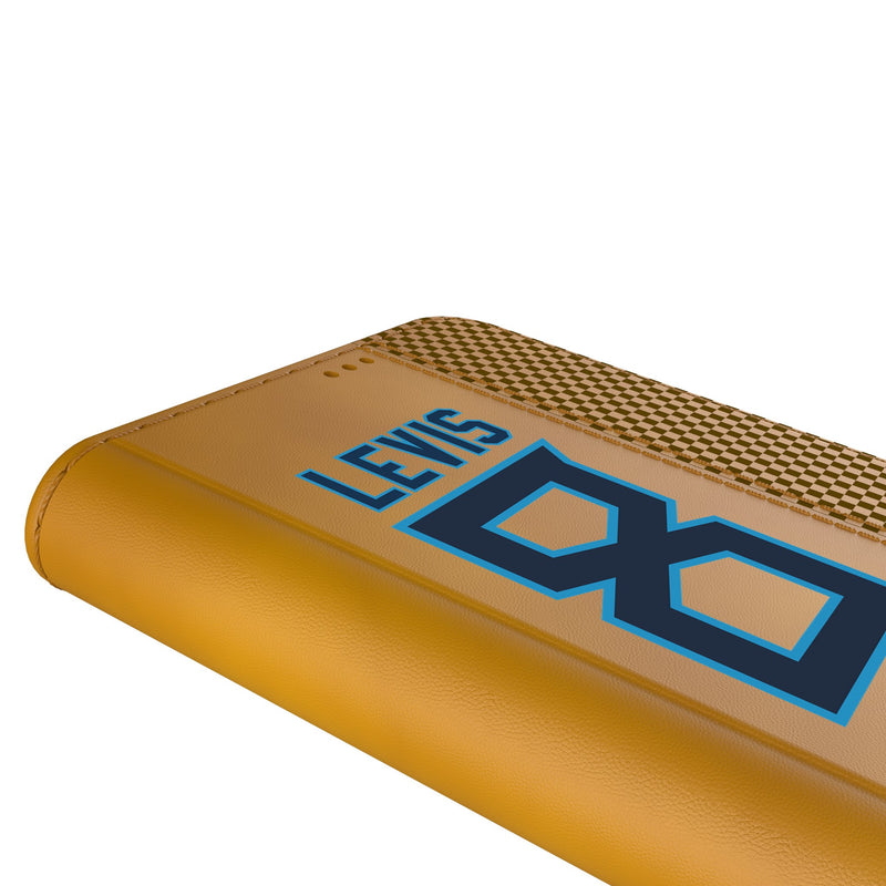 Will Levis Tennessee Titans 8 Ready iPhone Folio Phone Case Detail.Jpg