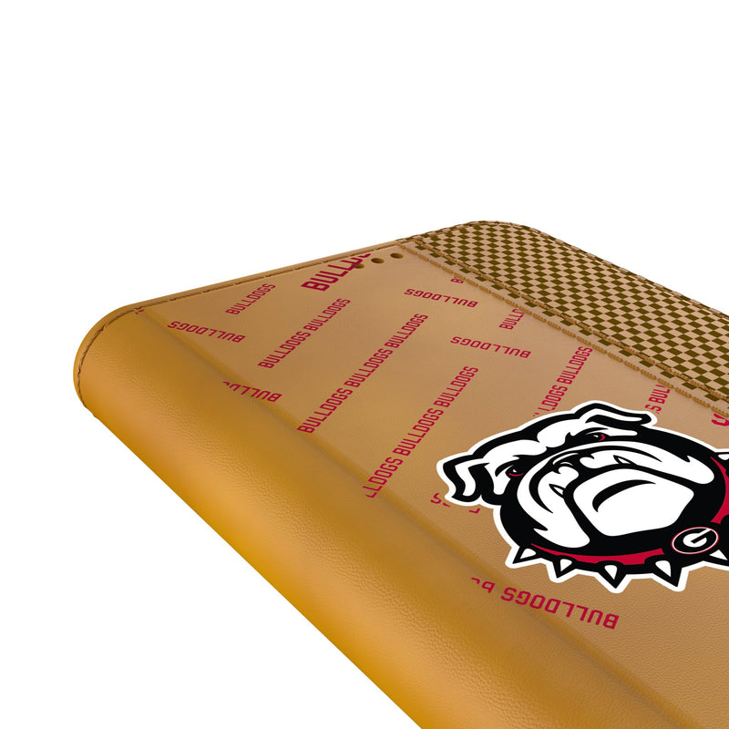 University of Georgia Bulldogs Uga Quadtile Galaxy Folio Phone Case for Samsung Galaxy Detail.Jpg