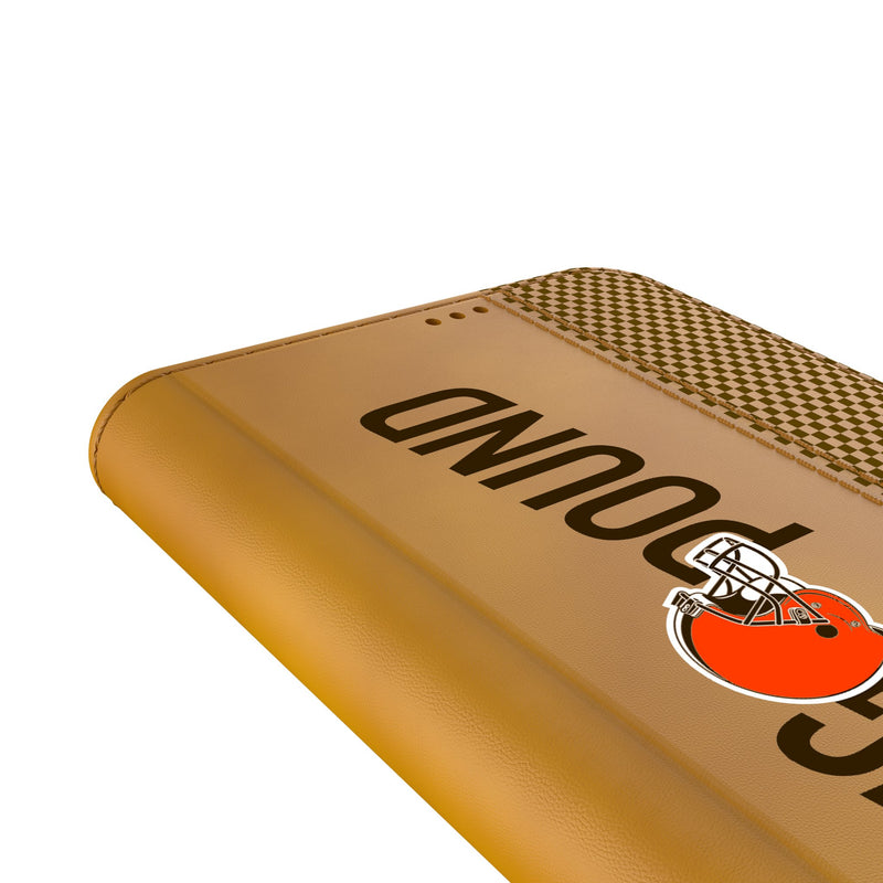 Cleveland Browns 2024 Edition Galaxy Folio Phone Case for Samsung Galaxy Detail.Jpg