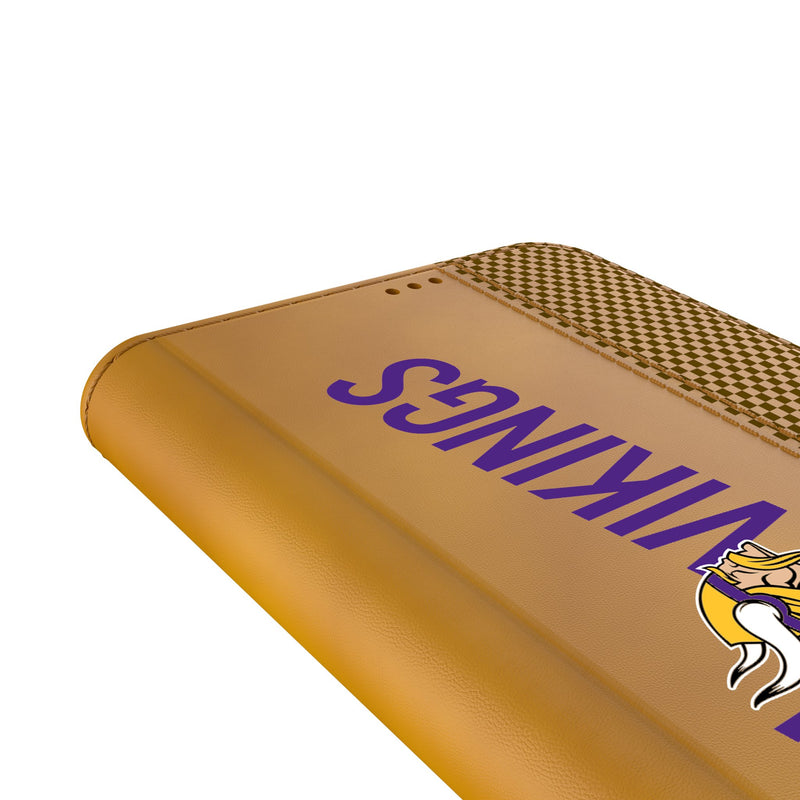 Minnesota Vikings 2024 Illustrated Limited Edition Galaxy Folio Phone Case Detail.Jpg