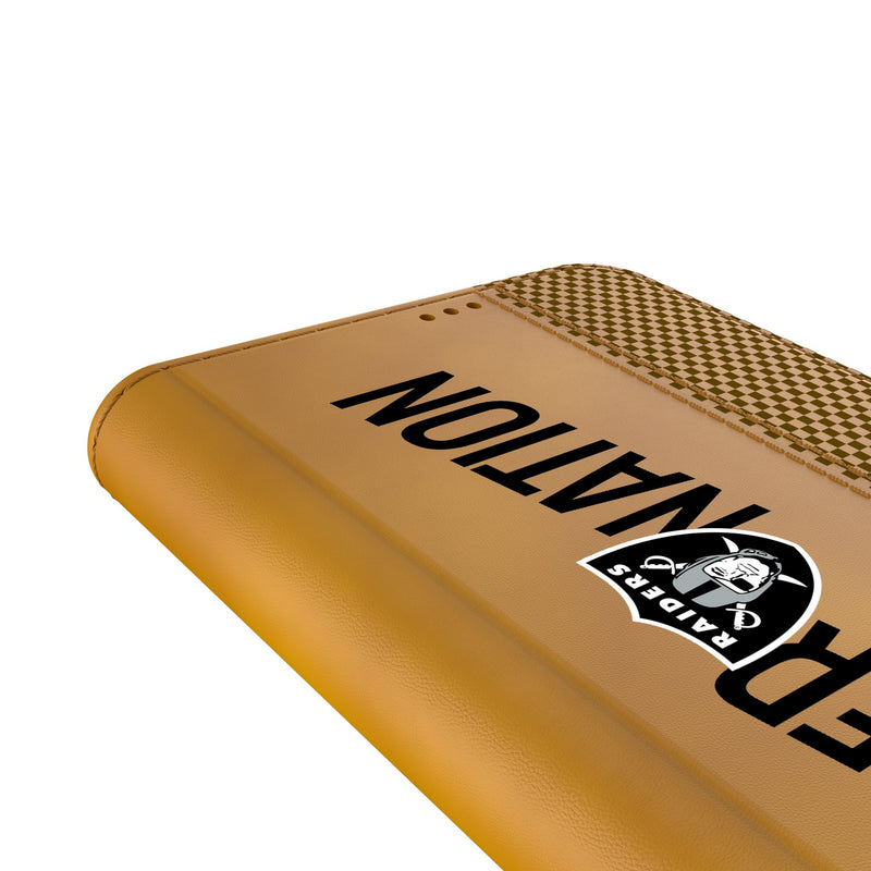 Las Vegas Raiders 2024 Edition Galaxy Folio Phone Case for Samsung Galaxy Detail.Jpg