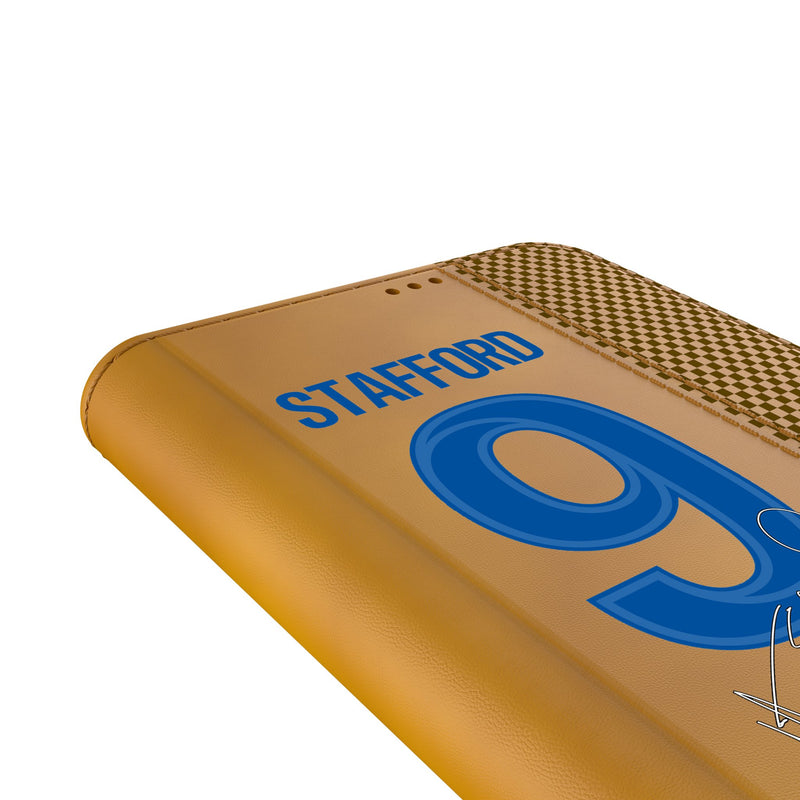 Matthew Stafford Los Angeles Rams 9 Game Tactic Galaxy Folio Phone Case for Samsung Galaxy Detail.Jpg