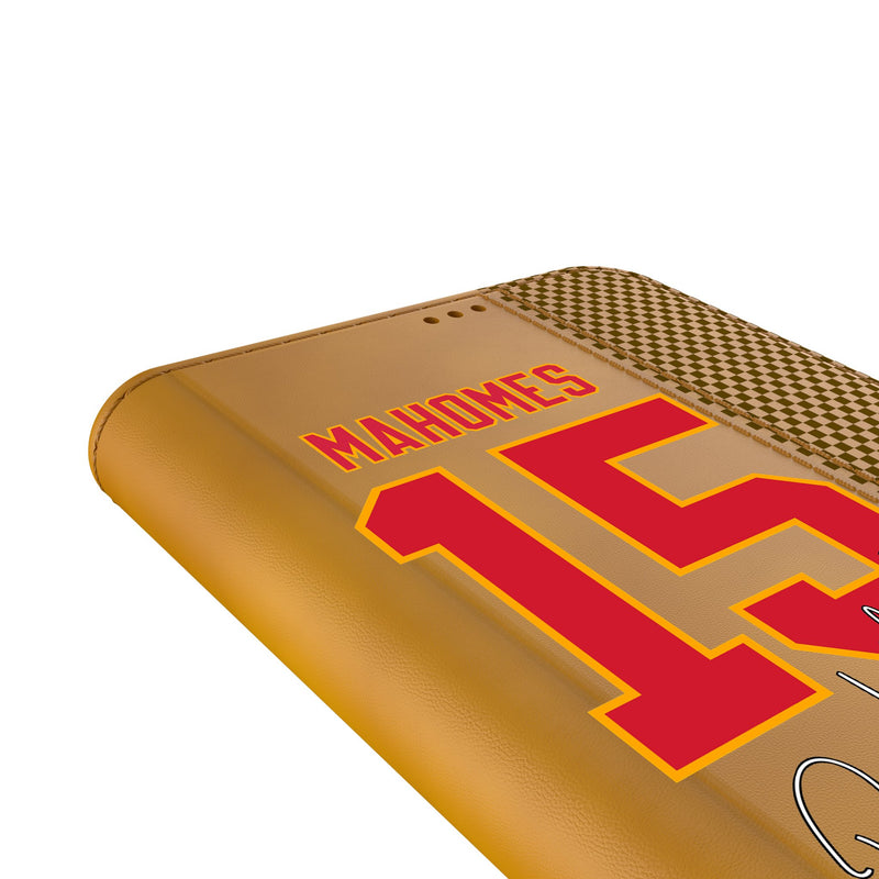 Patrick Mahomes Kansas City Chiefs 15 Game Tactic Galaxy Folio Phone Case for Samsung Galaxy Detail.Jpg