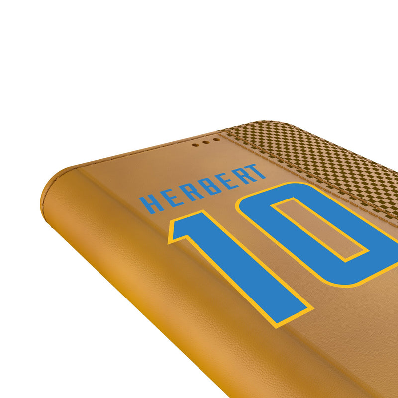 Justin Herbert Los Angeles Chargers 10 Game Tactic Galaxy Folio Phone Case for Samsung Galaxy Detail.Jpg