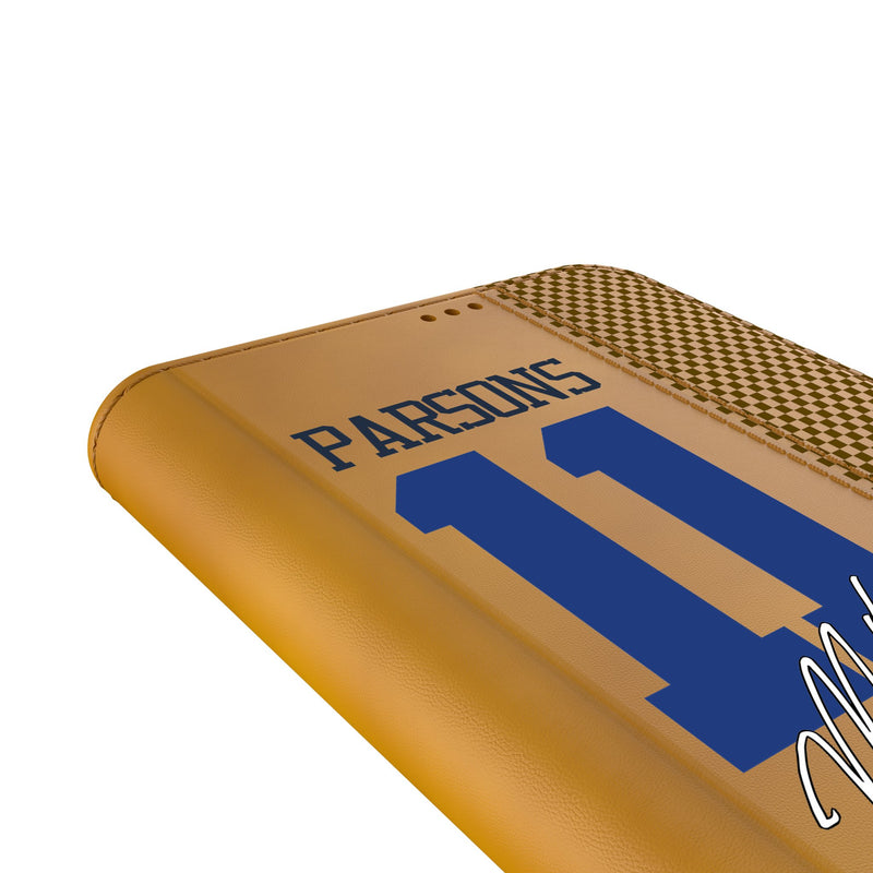 Micah Parsons Dallas Cowboys 11 Game Tactic Galaxy Folio Phone Case for Samsung Galaxy Detail.Jpg