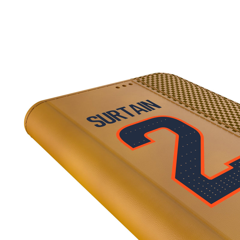 Pat Surtain II Denver Broncos 2 Ready Galaxy Folio Phone Case Detail.Jpg