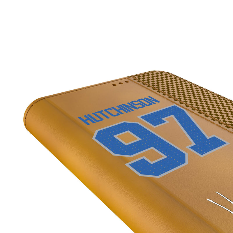 Aidan Hutchinson Detroit Lions 97 Ready Galaxy Folio Phone Case Detail.Jpg