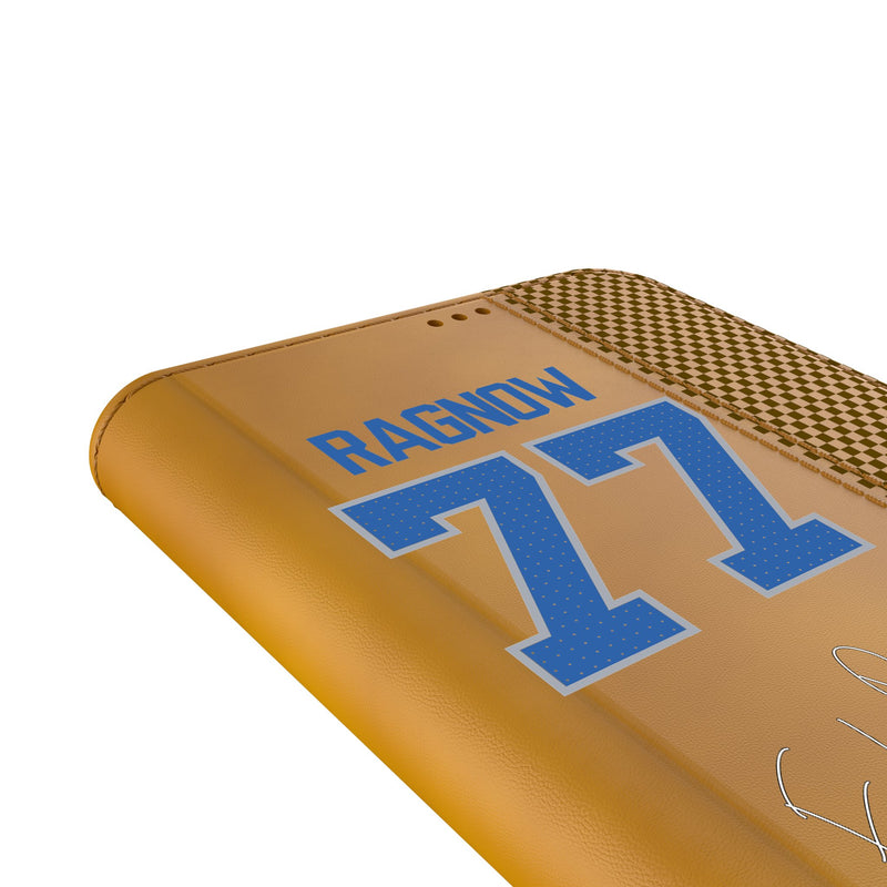 Frank Ragnow Detroit Lions 77 Game Tactic Galaxy Folio Phone Case for Samsung Galaxy Detail.Jpg