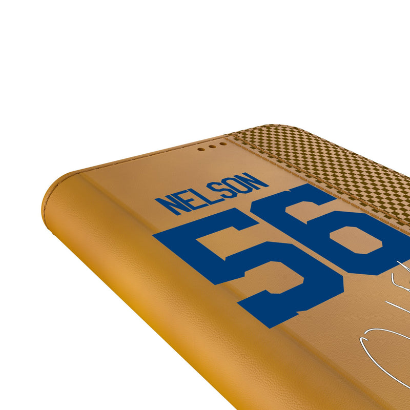 Quenton Nelson Indianapolis Colts 56 Ready Galaxy Folio Phone Case Detail.Jpg