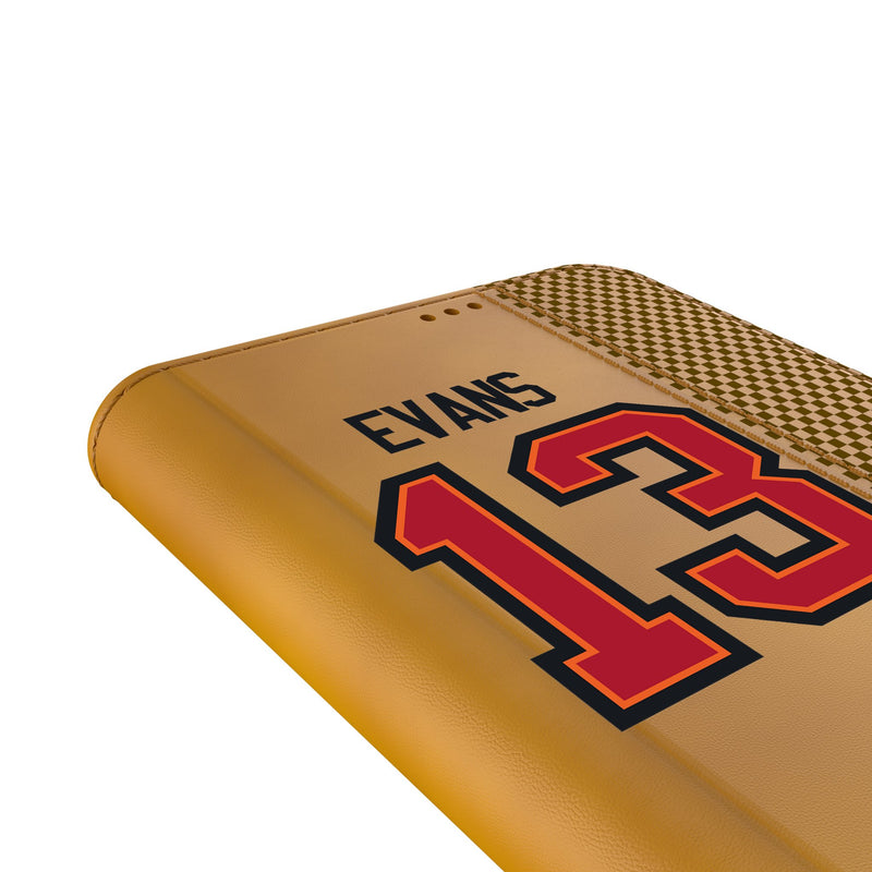 Mike Evans Tampa Bay Buccaneers 13 Game Tactic Galaxy Folio Phone Case for Samsung Galaxy Detail.Jpg