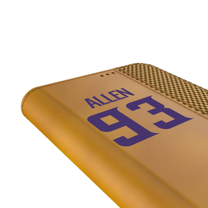 Jonathan Allen Minnesota Vikings 93 Game Tactic Galaxy Folio Phone Case for Samsung Galaxy Detail.Jpg