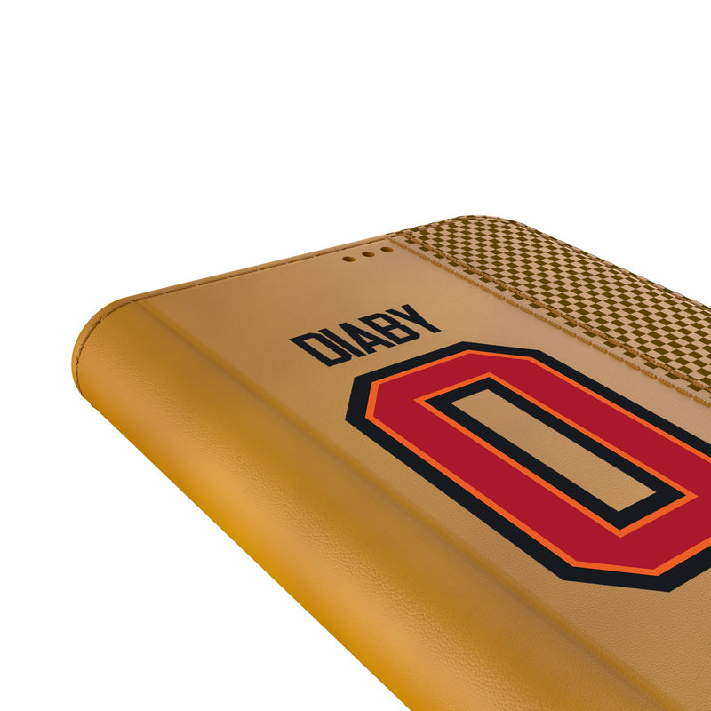 YaYa Diaby Tampa Bay Buccaneers 0 Ready Galaxy Folio Phone Case Detail.Jpg