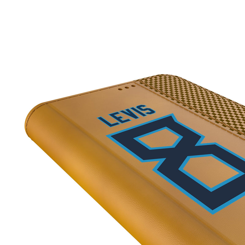 Will Levis Tennessee Titans 8 Ready Galaxy Folio Phone Case Detail.Jpg