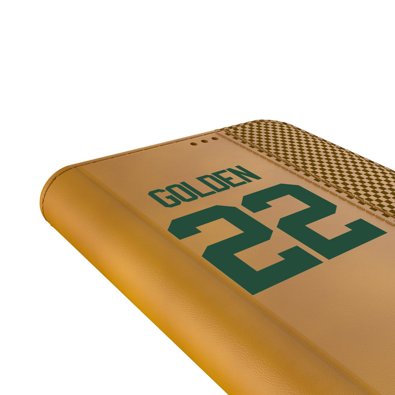 Matthew Golden Green Bay Packers 22 Game Tactic Galaxy Folio Phone Case for Samsung Galaxy Detail.Jpg