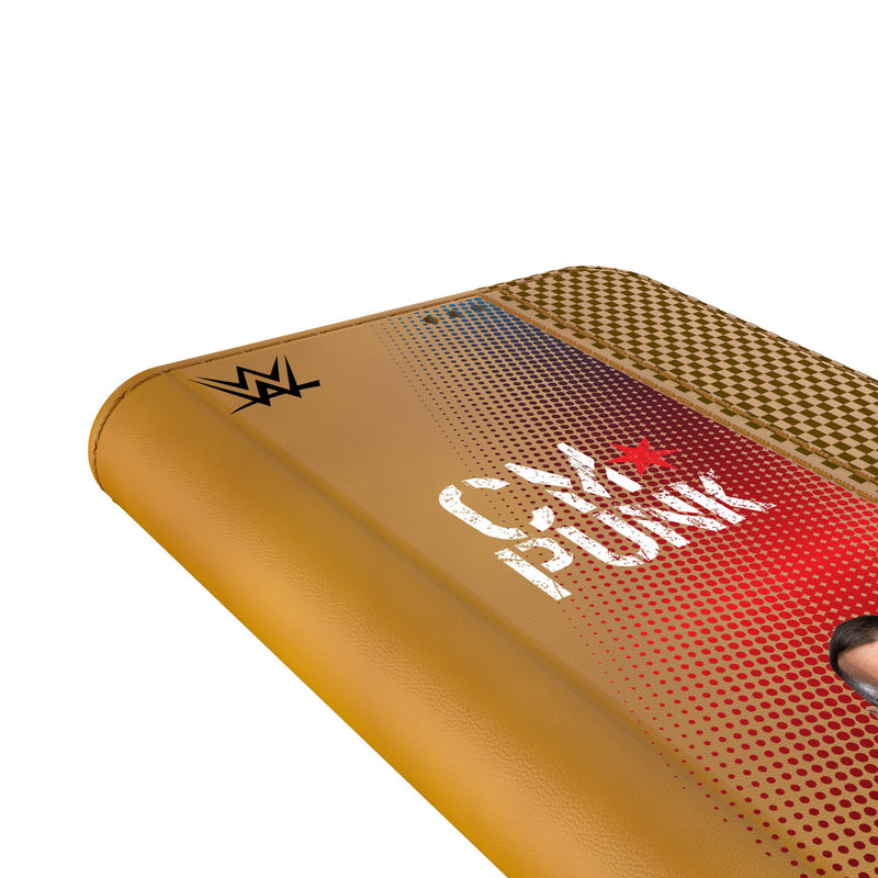 CM Punk Superstar Galaxy Folio Phone Case for Samsung Galaxy Detail.Jpg