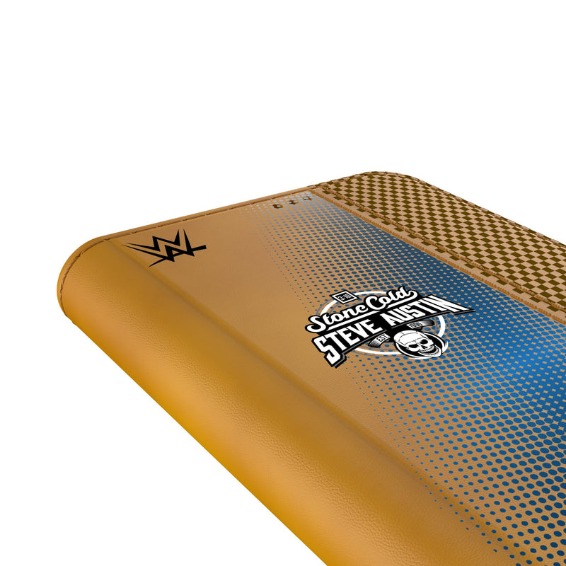 Stone Cold Steve Austin Superstar Galaxy Folio Phone Case Detail.Jpg