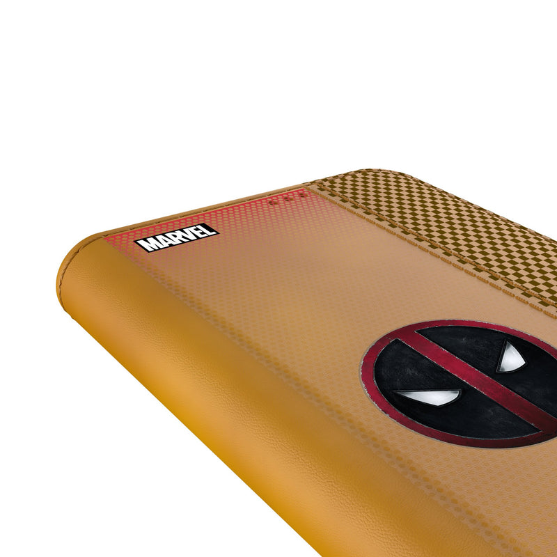 Marvel Deadpool Grid Galaxy Folio Phone Case Detail.Jpg