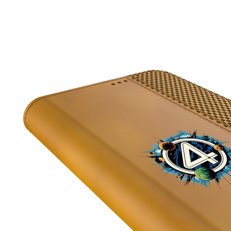 Marvel Fantastic Four Badge Galaxy Folio Phone Case for Samsung Galaxy Detail.Jpg