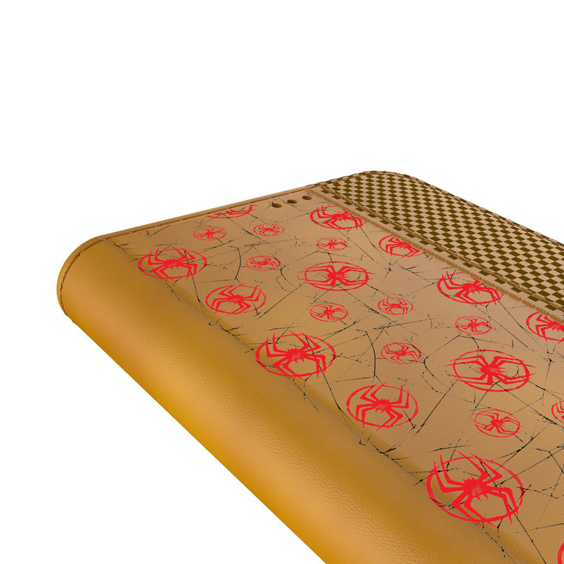 Marvel Miles Morales Pattern Galaxy Folio Phone Case for Samsung Galaxy Detail.Jpg