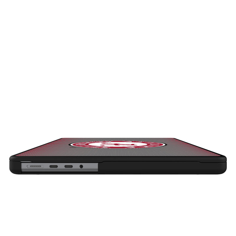 University of Alabama Crimson Tide Linen MacBook Laptop Case for Apple MacBook Side.Jpg