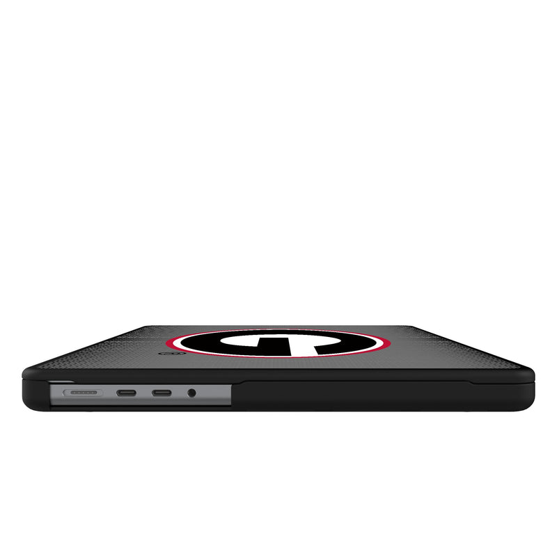 University of Georgia Bulldogs Linen MacBook Laptop Case for Apple MacBook Side.Jpg