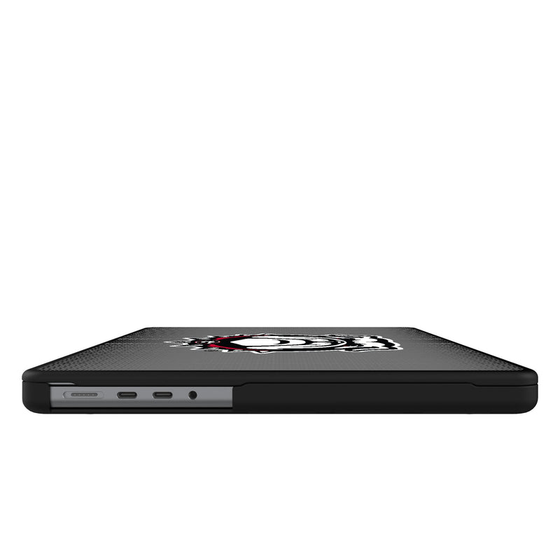 University of Georgia Bulldogs Uga Linen MacBook Laptop Case for Apple MacBook Side.Jpg